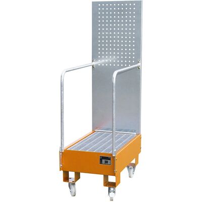 EUROKRAFTpro Mobiler perforierter Stahlblech-Absaugtrichter - 2x 60L EUROKRAFTpro Mobiler perforierter Stahlblech-Absaugtrichter - 2x 60L