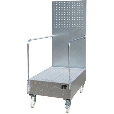 Van de captation mobile avec panneau perforé - 2 bidons 200L Van de captation mobile avec panneau perforé - 2 bidons 200L