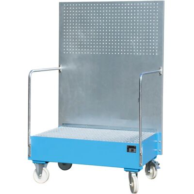Caniveau en acier EUROKRAFTpro - 215L, Bleu - Publicité Caniveau en acier EUROKRAFTpro - 215L, Bleu - Publicité