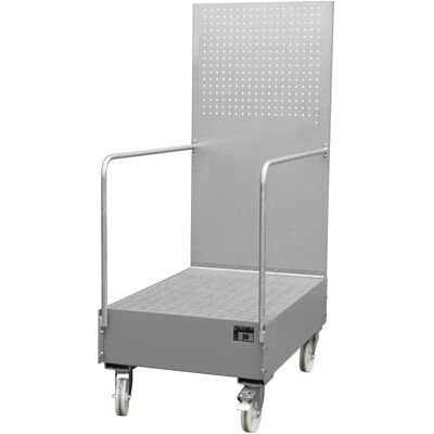 Eurokraft Pro Mobiler 200L Auffangwanne - Stahl, 2x200L Fässer Eurokraft Pro Mobiler 200L Auffangwanne - Stahl, 2x200L Fässer