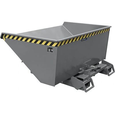 Eurokraft Pro Contenedor Basculante Automático - 0.9m³, Acero, Gris RAL 7005 Eurokraft Pro Contenedor Basculante Automático - 0.9m³, Acero, Gris RAL 7005