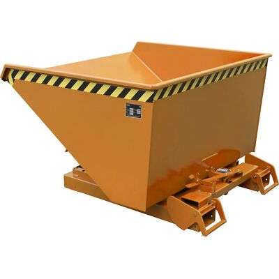 Eurokraft Pro Automatischer Kipplastbehälter - 1,2m³, Orange Eurokraft Pro Automatischer Kipplastbehälter - 1,2m³, Orange