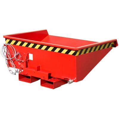 Eurokraft Pro Mini Conteneur Basculant - Acier 0.275m³, Rouge Eurokraft Pro Mini Conteneur Basculant - Acier 0.275m³, Rouge