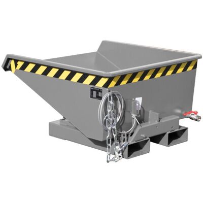 Eurokraft Pro Mini Abfallbehälter - 0,225m³, Stahl, Hellblau Eurokraft Pro Mini Abfallbehälter - 0,225m³, Stahl, Hellblau