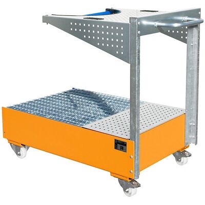 Kaiserkraft Paleta de Contención Móvil - 200L - Amarillo Naranja - Spill Containment Pallet Kaiserkraft Paleta de Contención Móvil - 200L - Amarillo Naranja - Spill Containment Pallet