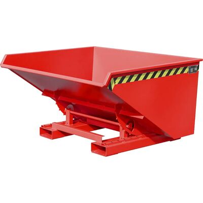 Contenitore trucioli in acciaio eurokraft pro - 0,9m³, Rosso Contenitore trucioli in acciaio eurokraft pro - 0,9m³, Rosso