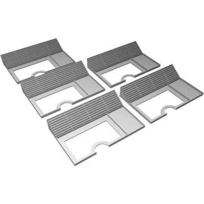 Feldherr - 3D04SET - Plastique - Lot de 5 - Accessoire de jeu de société - Publicité Feldherr - 3D04SET - Plastique - Lot de 5 - Accessoire de jeu de société - Publicité