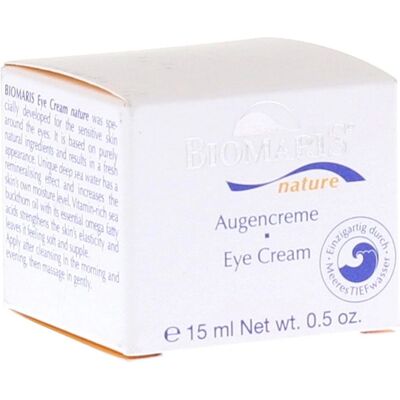 Biomaris Augencreme nature 15 ml - Augenpflege Biomaris Augencreme nature 15 ml - Augenpflege