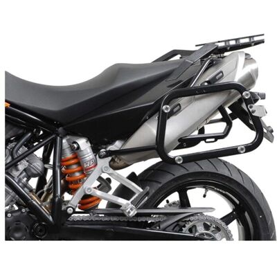 Supports latéraux Sw-Motech KTM 990 SM / SM-T / SM-R / 950 SM - Noir - Publicité Supports latéraux Sw-Motech KTM 990 SM / SM-T / SM-R / 950 SM - Noir - Publicité