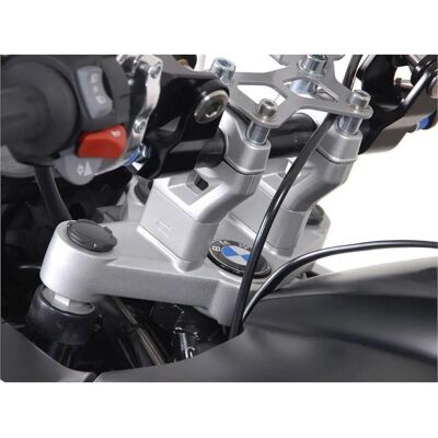 Sw-Motech Rehausseur de Guidon - 30mm - Argent - Rehausseur pour R1200GS/Adventure Sw-Motech Rehausseur de Guidon - 30mm - Argent - Rehausseur pour R1200GS/Adventure