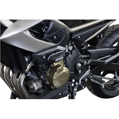 SW-Motech Yamaha XJ6 Kit de tampons de cadre noir - Protection du cadre SW-Motech Yamaha XJ6 Kit de tampons de cadre noir - Protection du cadre