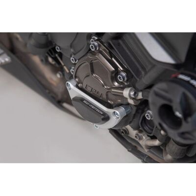 Protezione del Coperchio del Motore Yamaha MT-10 - Nero/Argento Protezione del Coperchio del Motore Yamaha MT-10 - Nero/Argento