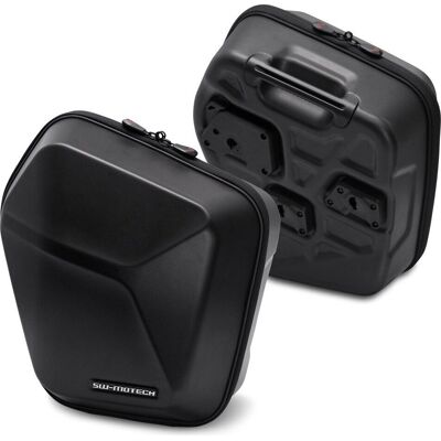 Set Valigie Laterali Urban Abs di Sw-Motech - Leggero, Nero Set Valigie Laterali Urban Abs di Sw-Motech - Leggero, Nero