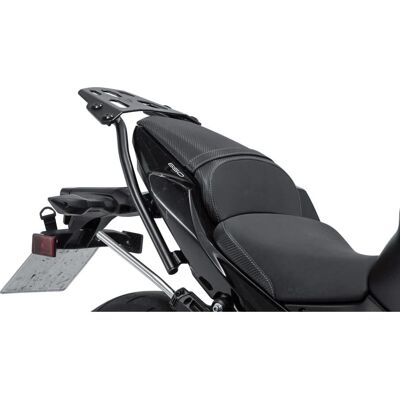 Porte-bagages SW-MOTECH STREET-RACK Noir pour Kawasaki Z650, Ninja 650 Porte-bagages SW-MOTECH STREET-RACK Noir pour Kawasaki Z650, Ninja 650