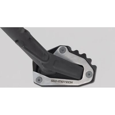 Extensión de pata de cabra Sw-motech - Negro / Plata - Para Ducati, Triumph Extensión de pata de cabra Sw-motech - Negro / Plata - Para Ducati, Triumph