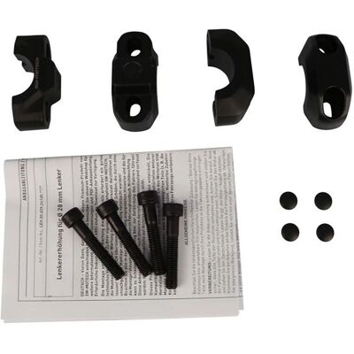 Alzamanubrio Sw-Motech 28mm - 20mm - Nero Alzamanubrio Sw-Motech 28mm - 20mm - Nero