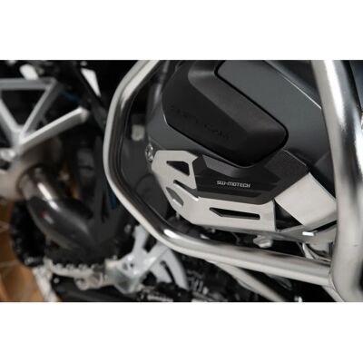 Protezione del Cilindro Sw-Motech - Nero/Argento - per BMW R 1250 Gs/adv, R 1250 Rs/ Rt - Cylinder Guard Protezione del Cilindro Sw-Motech - Nero/Argento - per BMW R 1250 Gs/adv, R 1250 Rs/ Rt - Cylinder Guard