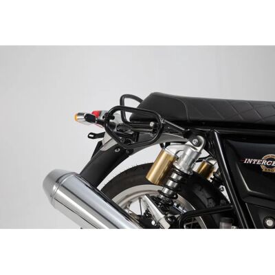 Support latéral gauche SW-Motech pour Royal Enfield Interceptor/Conti 650 - Publicité Support latéral gauche SW-Motech pour Royal Enfield Interceptor/Conti 650 - Publicité