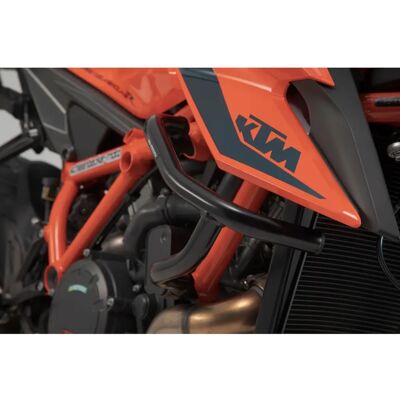 Barre de Protection Moteur KTM 1290 Super Duke R - Noir - Publicité Barre de Protection Moteur KTM 1290 Super Duke R - Noir - Publicité