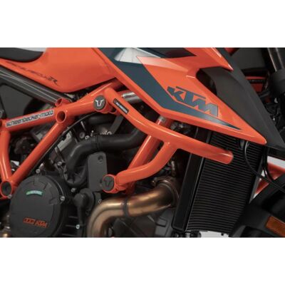 Sw-motech Orange Protections Latérales et Barres de Choc KTM 1290 Super Duke R - Publicité Sw-motech Orange Protections Latérales et Barres de Choc KTM 1290 Super Duke R - Publicité