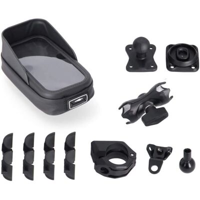 Kit montaggio GPS universale Sw-Motech - Custodia telefono, Sfera da 1", Braccio regolabile - Supporto GPS Kit montaggio GPS universale Sw-Motech - Custodia telefono, Sfera da 1", Braccio regolabile - Supporto GPS