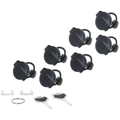 SW-Motech TRAX Slotenset - 7 Sloten, 2 Sleutels - Compatibel met TRAX-serie SW-Motech TRAX Slotenset - 7 Sloten, 2 Sleutels - Compatibel met TRAX-serie