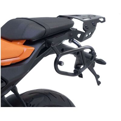 Support latéral SW-Motech KTM 125/250/390 Duke - Noir - Publicité Support latéral SW-Motech KTM 125/250/390 Duke - Noir - Publicité