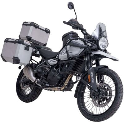 Kit de bagages d'aventure Royal Enfield Himalayan 450 - Publicité Kit de bagages d'aventure Royal Enfield Himalayan 450 - Publicité