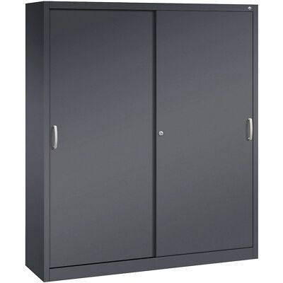 C+P Acurado Stahlschrank - 8 Regale, Schiebetüren, 1950x1600x400mm C+P Acurado Stahlschrank - 8 Regale, Schiebetüren, 1950x1600x400mm