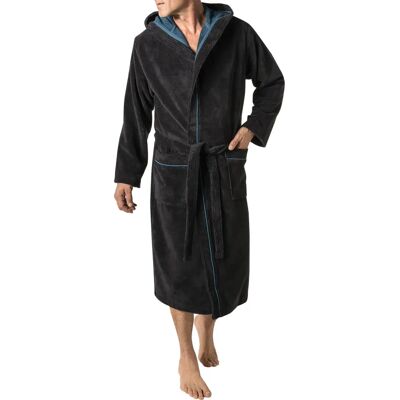 MORGENSTERN - Daniel - Velours - Schwarz - Bademantel MORGENSTERN - Daniel - Velours - Schwarz - Bademantel