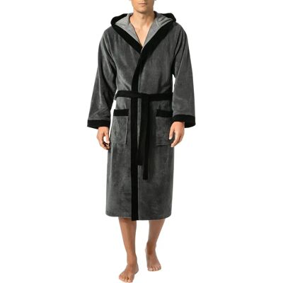 Morgenstern Elio 2, 7000, M Grau Kapuzenbademantel - Herren Bademantel Morgenstern Elio 2, 7000, M Grau Kapuzenbademantel - Herren Bademantel
