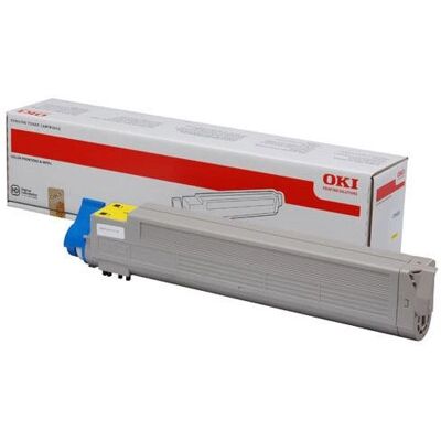 OKI 43837129 Tóner Original Amarillo - 22000 Páginas OKI 43837129 Tóner Original Amarillo - 22000 Páginas