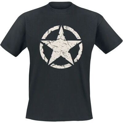 Gasoline Bandit Army Star Lyhythiha T-paita - Miehet - Musta Gasoline Bandit Army Star Lyhythiha T-paita - Miehet - Musta