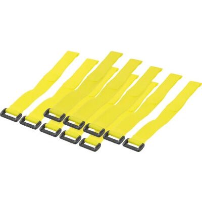 Bridas en velcro LogiLink - Amarillo, 300x20mm, Pack de 10 Bridas en velcro LogiLink - Amarillo, 300x20mm, Pack de 10