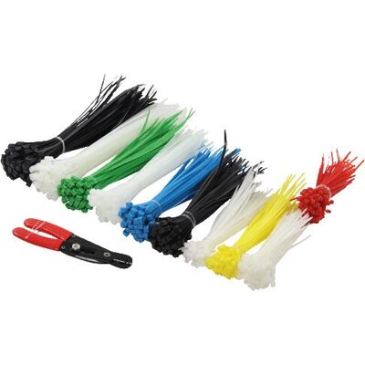 LogiLink KAB0019 Kabelbinder-Set - Nylon, Verschiedene Längen & Farben LogiLink KAB0019 Kabelbinder-Set - Nylon, Verschiedene Längen & Farben