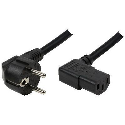LogiLink Swiss-IEC - IEC-C13, 2m Musta virtajohto LogiLink Swiss-IEC - IEC-C13, 2m Musta virtajohto