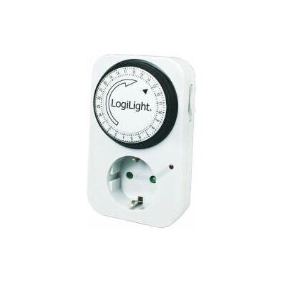 LogiLink ET0001 Mechanischer Timer - 24h, 16A, Weiß LogiLink ET0001 Mechanischer Timer - 24h, 16A, Weiß