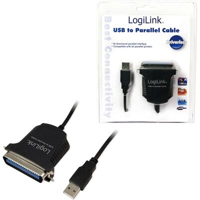 LogiLink AU0003C Parallel Kabel - USB 2.0 A zu IEEE 1248 - 1,5 m LogiLink AU0003C Parallel Kabel - USB 2.0 A zu IEEE 1248 - 1,5 m