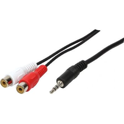 LogiLink 1x3,5mm - 2xRCA - Câble audio 0,2m - Publicité LogiLink 1x3,5mm - 2xRCA - Câble audio 0,2m - Publicité