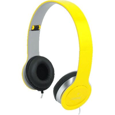 LogiLink HS0030 Gelbe Kopfhörer - Stereo, Kabelgebunden, On-ear LogiLink HS0030 Gelbe Kopfhörer - Stereo, Kabelgebunden, On-ear