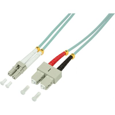LogiLink - 50cm OM3 Fiberoptisk Patchkabel - Blå LogiLink - 50cm OM3 Fiberoptisk Patchkabel - Blå