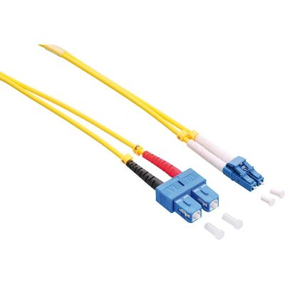LogiLink 5m - LC - SC Cavo in fibra ottica - Monomodale - Giallo LogiLink 5m - LC - SC Cavo in fibra ottica - Monomodale - Giallo