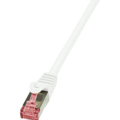 Câble réseau LogiLink Blanc Cat6 S/FTP 7.5m - Publicité Câble réseau LogiLink Blanc Cat6 S/FTP 7.5m - Publicité