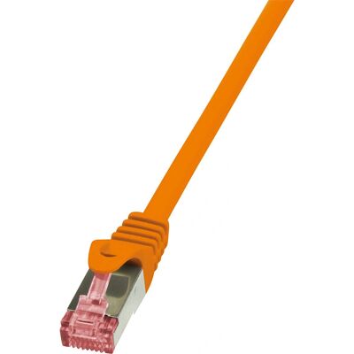 Câble réseau LogiLink 2m Cat6 S/FTP - Orange - Publicité Câble réseau LogiLink 2m Cat6 S/FTP - Orange - Publicité