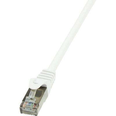 LogiLink 0,5m Câble réseau Cat.6 F/UTP Blanc - Câble réseau - Publicité LogiLink 0,5m Câble réseau Cat.6 F/UTP Blanc - Câble réseau - Publicité