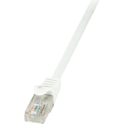 LogiLink 1m Cat6 U/UTP Verkkokaapeli - Valkoinen LogiLink 1m Cat6 U/UTP Verkkokaapeli - Valkoinen