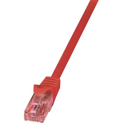 LogiLink Câble réseau 0.25m Cat.6 U/UTP Rouge - Câble réseau - Publicité LogiLink Câble réseau 0.25m Cat.6 U/UTP Rouge - Câble réseau - Publicité