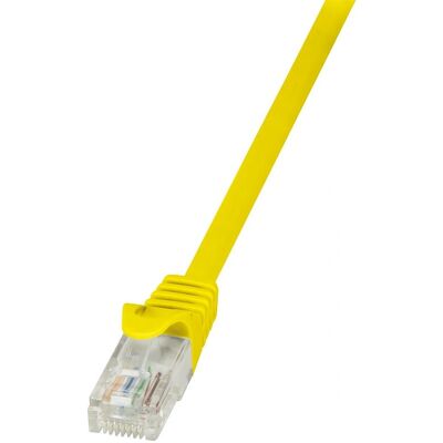 Câble réseau LogiLink 2m Cat6 U/UTP - Jaune - Publicité Câble réseau LogiLink 2m Cat6 U/UTP - Jaune - Publicité