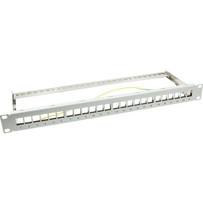 LogiLink NK4041 Szürke patch panel 24 porttal - Patch Panel LogiLink NK4041 Szürke patch panel 24 porttal - Patch Panel