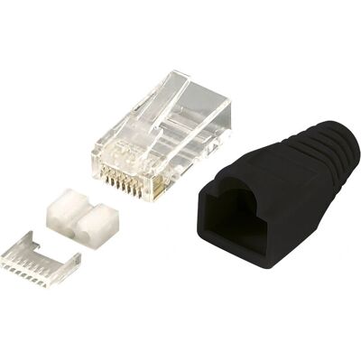 LogiLink MP0022 Connecteur Ethernet RJ45 - Blindé, Contacts Dorés LogiLink MP0022 Connecteur Ethernet RJ45 - Blindé, Contacts Dorés